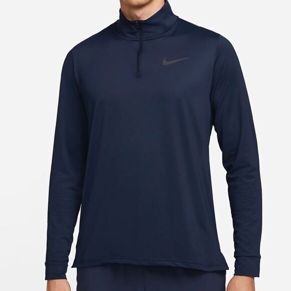 Nike Pro Dri-FITMen's 1/4-Zip Hyper Dry NavyTraining Top CXL NWT IN PACKAGING - Picture 1 of 7